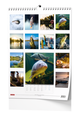 Nástěnný kalendář - Rybářský kalendář  - A3