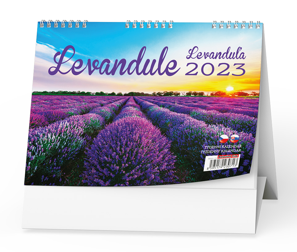 Stolní kalendář - Levandule