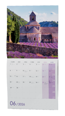 Nástěnný kalendář - Provence                      