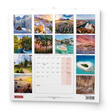 Nástěnný kalendář - Romantická místa                   