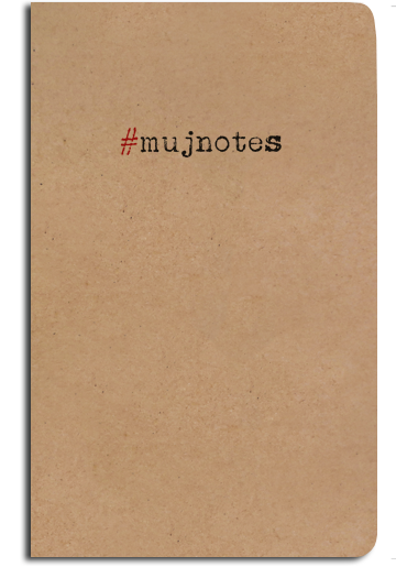 Notes linkovaný - A5 - kraft - #mujnotes