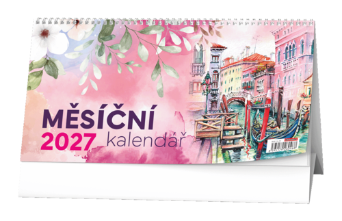 Stolní kalendář - Měsíční kalendář (měsíční kalendárium)