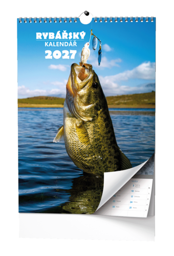 Nástěnný kalendář - Rybářský kalendář  - A3