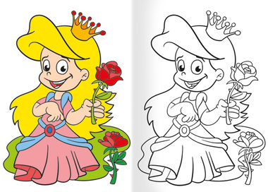 Omalovánka  - A5 - Princezny