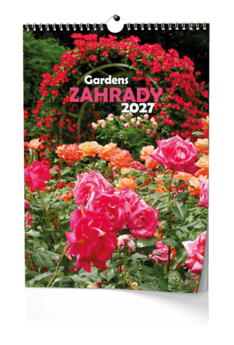 Nástěnný kalendář - Zahrady - A3                                       