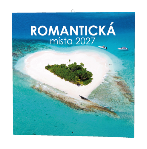Nástěnný kalendář - Romantická místa                   