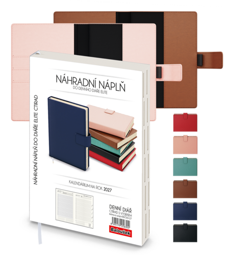 Denní diář - Ctirad s výsekem - A5 - náhradní náplň