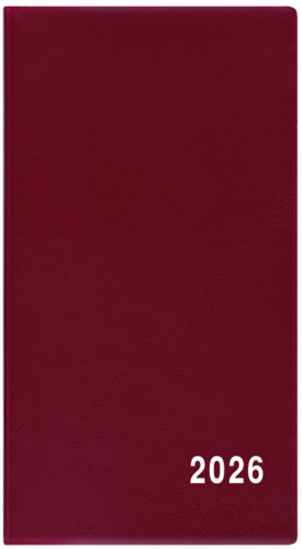 Měsíční diář - Františka - PVC - bordó