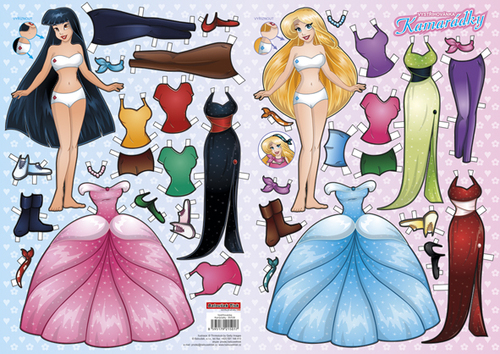 Vystřihovánka Kamarádky