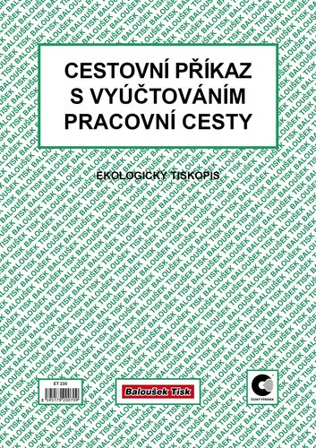 Cestovní příkaz s vyúčt. A4 /oboustr./