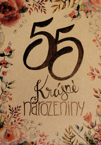 Přáníčko BeBechy – recyklovaný papír – 55