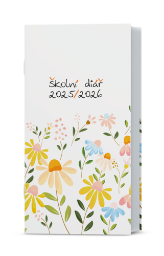 Měsíční diář  - Klára - lamino - Bílý