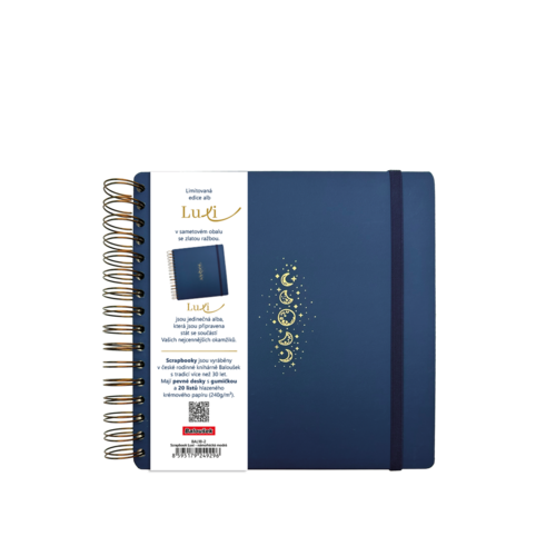 Scrapbook Luxi - 210x210 - lamino - námořnická modrá