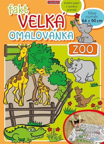 Fakt velká omalovánka - ZOO
