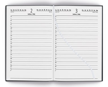 Denní záznamy - A5 - Tyrkys