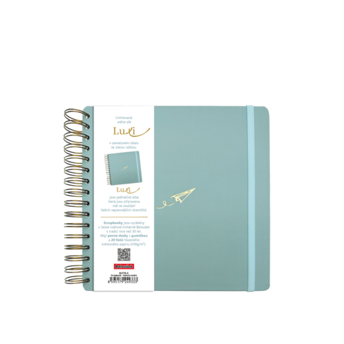 Scrapbook Luxi - 210x210 - lamino - ledově modrá