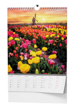 Nástěnný kalendář - Pohádková místa světa  - A3