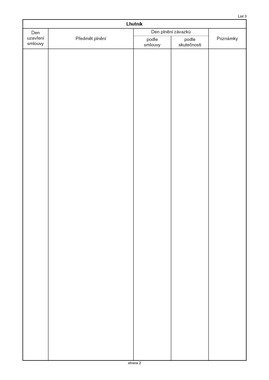 Stavební deník  A4