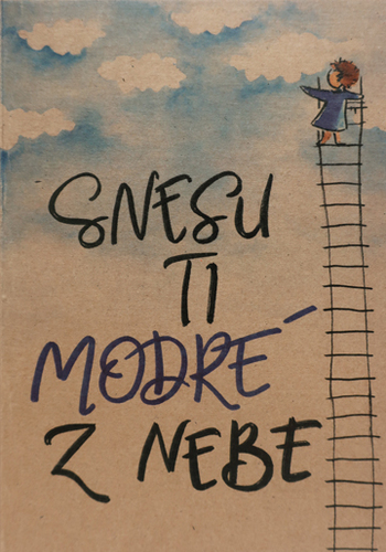 Přáníčko BeBechy – recyklovaný papír - Nebe