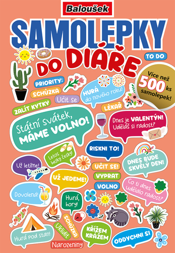 Samolepkový sešit - Samolepky do diáře