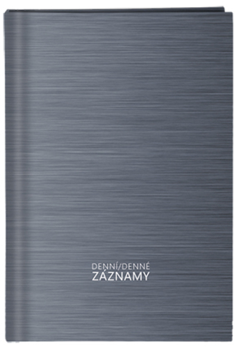 Denní záznamy - A4 - lamino - Šedý