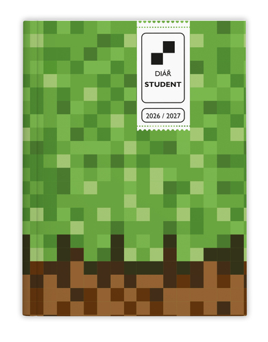 Týdenní diář - Student - V8 - lamino - kapesní - Kostky