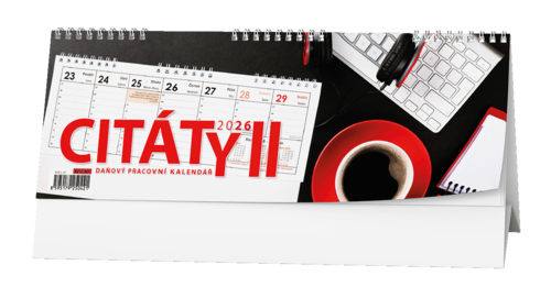 Stolní kalendář - Pracovní kalendář CITÁTY II
