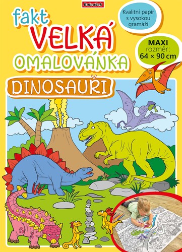 Fakt velká omalovánka - Dinosauři