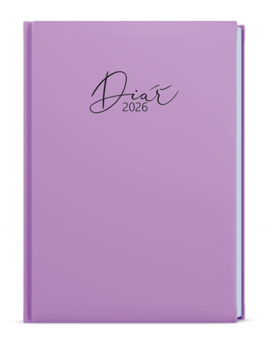 Týdenní diář - Prokop - Pastel - B6 - fialová