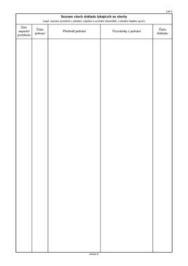 Stavební deník  A4