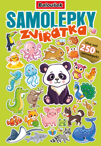 Samolepkový sešit - Zvířátka