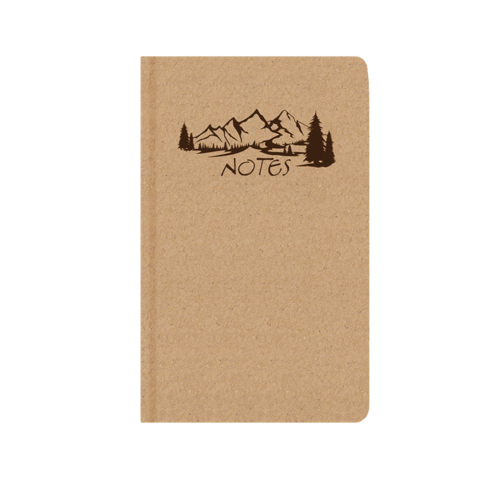 Notes prázdný - A5 - kraft - Hory