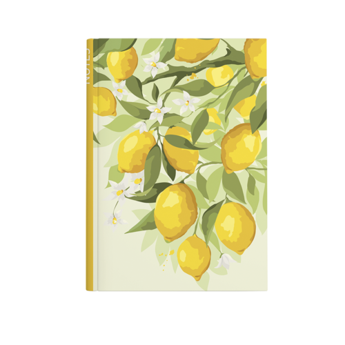 Notes tečky - A5 - lamino - Citrony