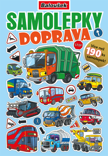 Samolepkový sešit - Doprava