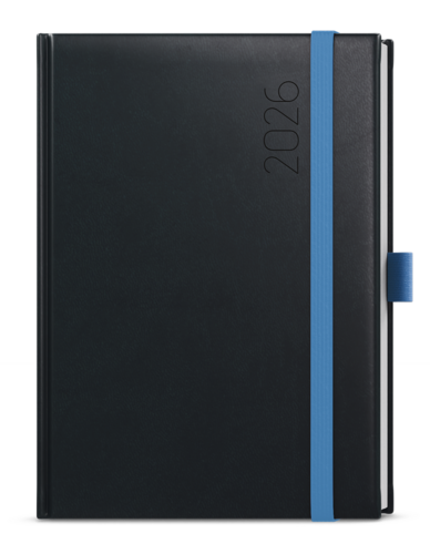 Denní diář - David - Reno - A5 - černá 