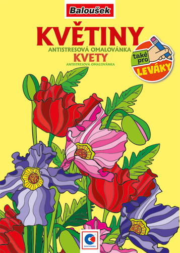 Antistresová omalovánka A5 - Květiny