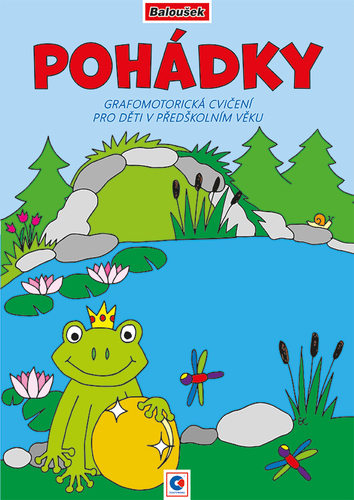 Grafomotorická omalovánka - A4 - Pohádky
