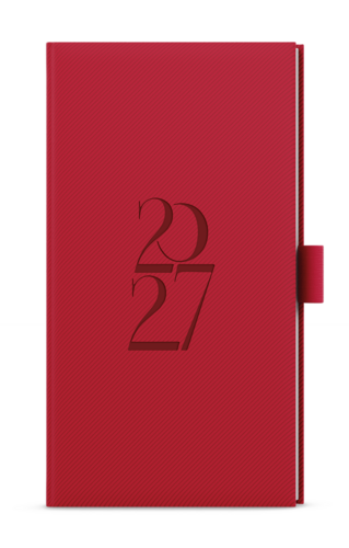Týdenní diář - Jakub - Deny - kapesní - červená