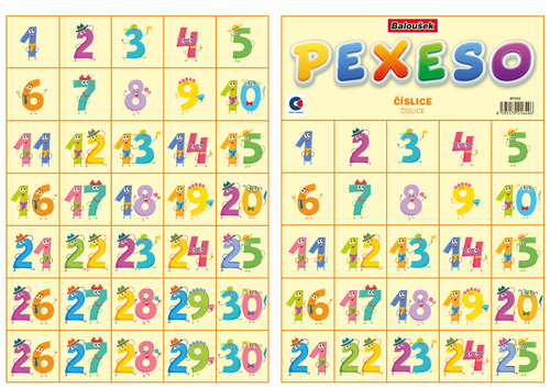 Pexeso  Číslice