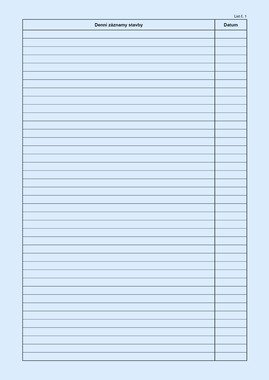 Stavební deník  A4