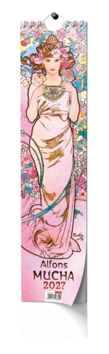 Nástěnný kalendář - Kravata - Alfons Mucha 2027