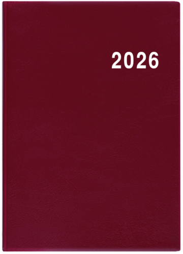Týdenní diář - Ladislav - PVC - bordó