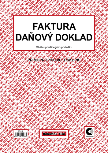 Faktura - daňový doklad A4
