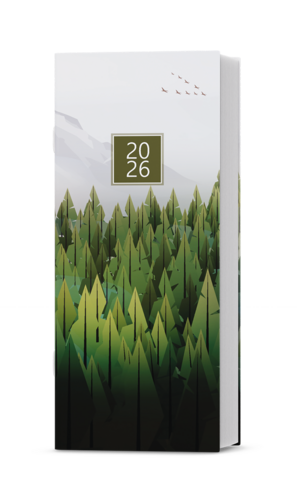 Měsíční diář - Božka - lamino - Les