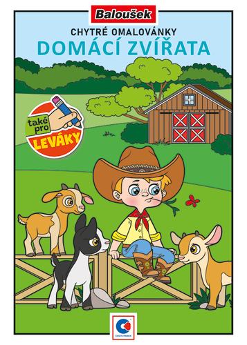 Omalovánka A5 - Chytré omalovánky - Domácí zvířata